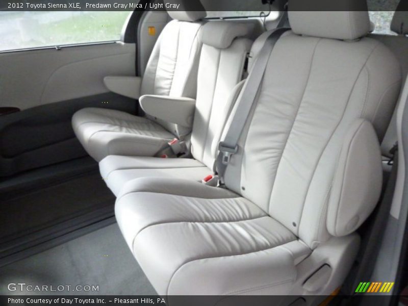 Predawn Gray Mica / Light Gray 2012 Toyota Sienna XLE