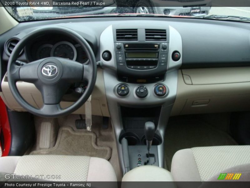 Barcelona Red Pearl / Taupe 2008 Toyota RAV4 4WD