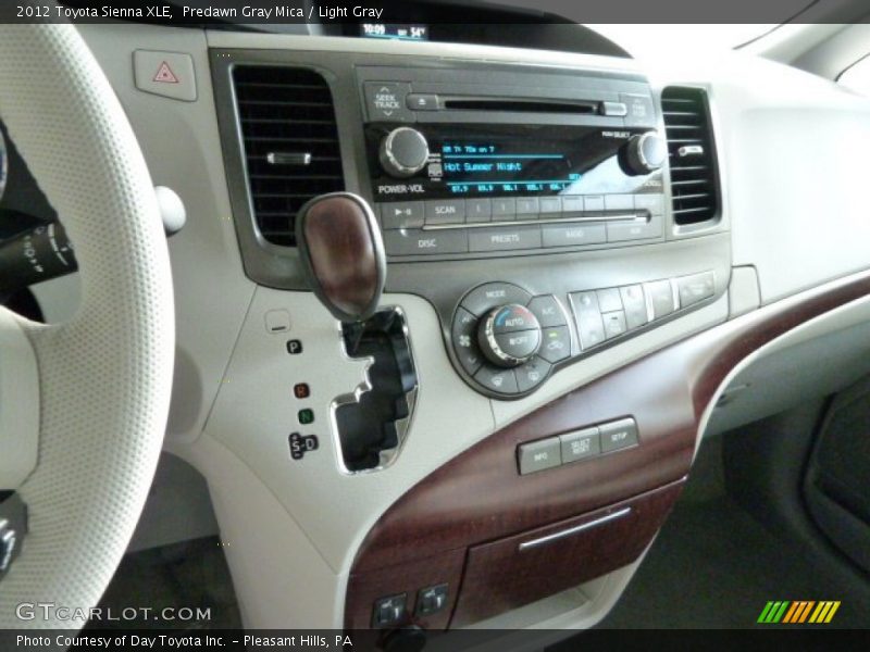 Predawn Gray Mica / Light Gray 2012 Toyota Sienna XLE