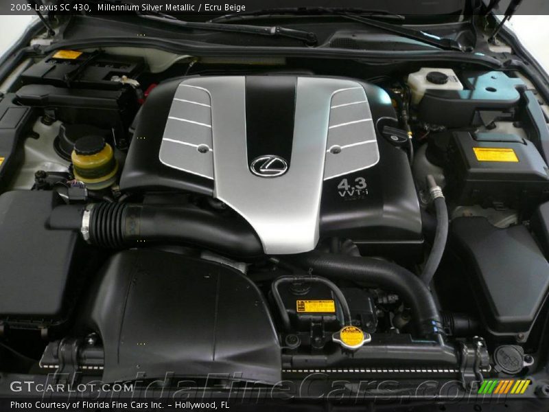 Millennium Silver Metallic / Ecru Beige 2005 Lexus SC 430