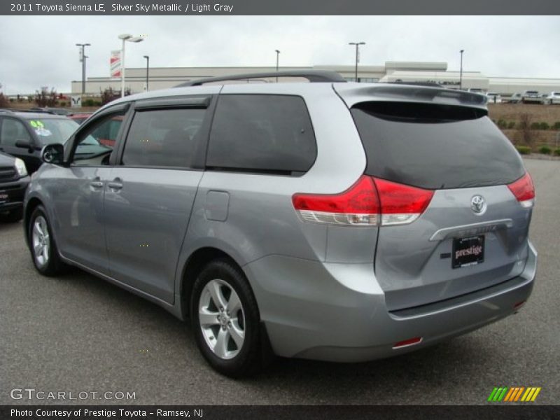Silver Sky Metallic / Light Gray 2011 Toyota Sienna LE