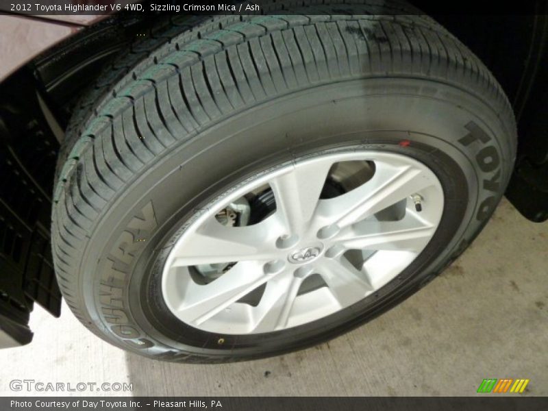 Sizzling Crimson Mica / Ash 2012 Toyota Highlander V6 4WD
