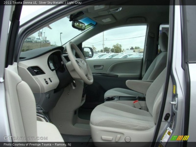 Silver Sky Metallic / Light Gray 2011 Toyota Sienna LE