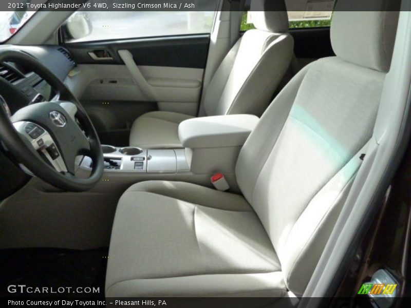 Sizzling Crimson Mica / Ash 2012 Toyota Highlander V6 4WD