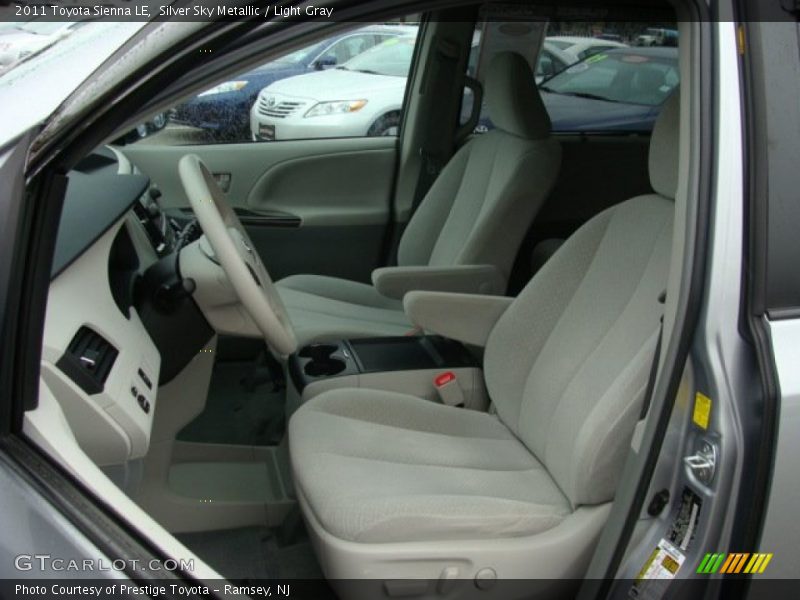 Silver Sky Metallic / Light Gray 2011 Toyota Sienna LE