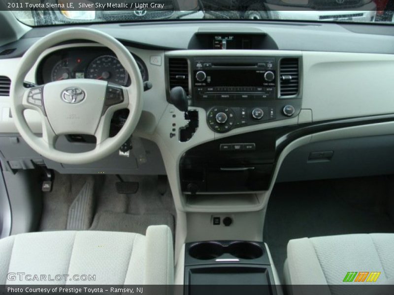 Silver Sky Metallic / Light Gray 2011 Toyota Sienna LE