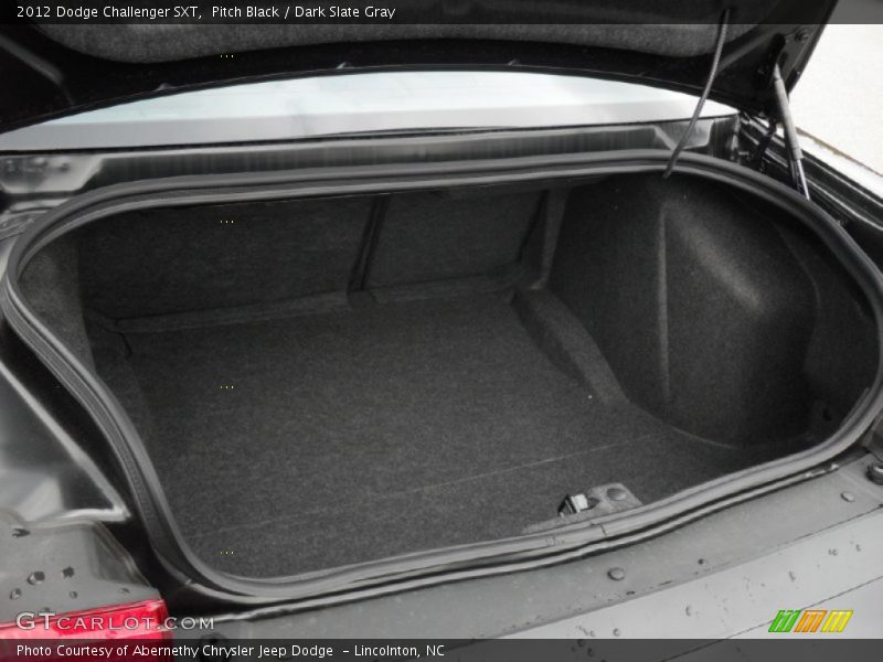Pitch Black / Dark Slate Gray 2012 Dodge Challenger SXT