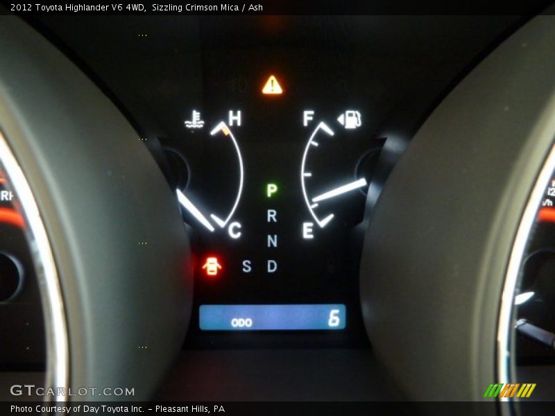 Sizzling Crimson Mica / Ash 2012 Toyota Highlander V6 4WD
