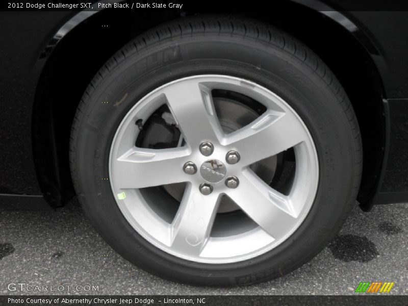 Pitch Black / Dark Slate Gray 2012 Dodge Challenger SXT