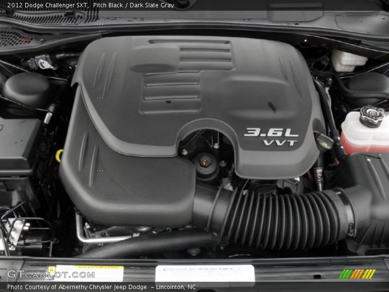 Pitch Black / Dark Slate Gray 2012 Dodge Challenger SXT