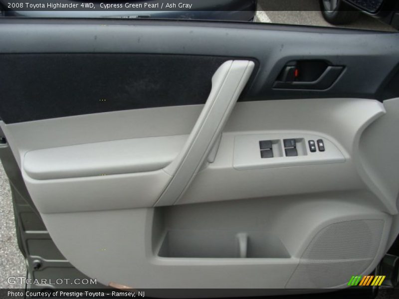Cypress Green Pearl / Ash Gray 2008 Toyota Highlander 4WD