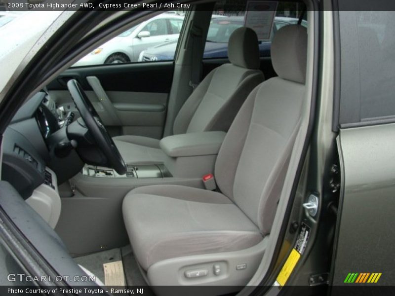 Cypress Green Pearl / Ash Gray 2008 Toyota Highlander 4WD