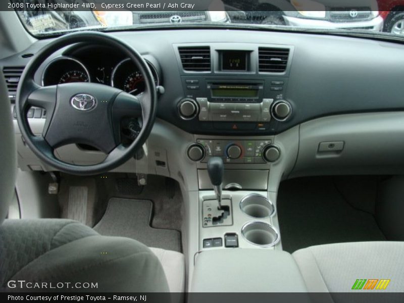 Cypress Green Pearl / Ash Gray 2008 Toyota Highlander 4WD