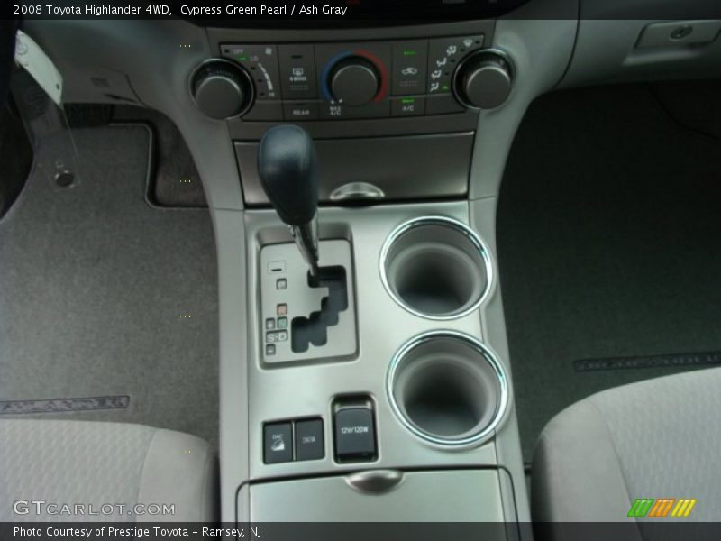 Cypress Green Pearl / Ash Gray 2008 Toyota Highlander 4WD