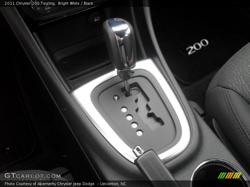 Bright White / Black 2011 Chrysler 200 Touring