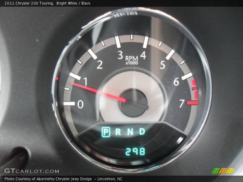 Bright White / Black 2011 Chrysler 200 Touring