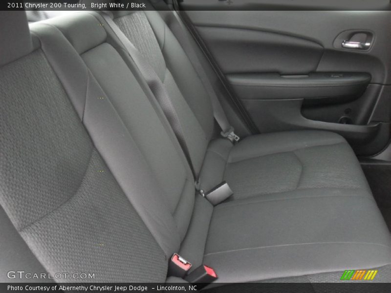 Bright White / Black 2011 Chrysler 200 Touring