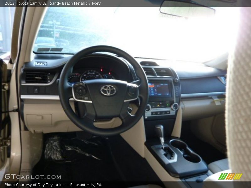 Sandy Beach Metallic / Ivory 2012 Toyota Camry LE