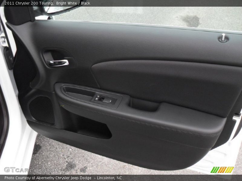 Bright White / Black 2011 Chrysler 200 Touring