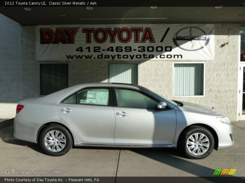 Classic Silver Metallic / Ash 2012 Toyota Camry LE