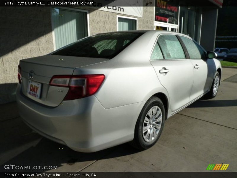 Classic Silver Metallic / Ash 2012 Toyota Camry LE