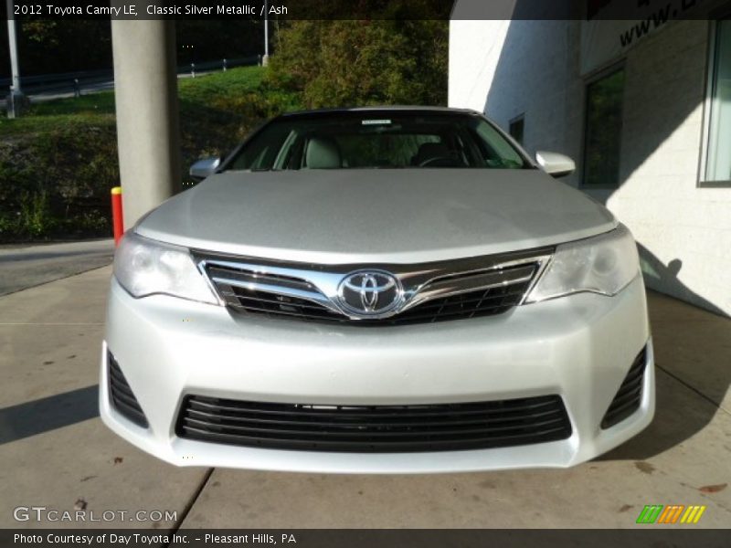 Classic Silver Metallic / Ash 2012 Toyota Camry LE