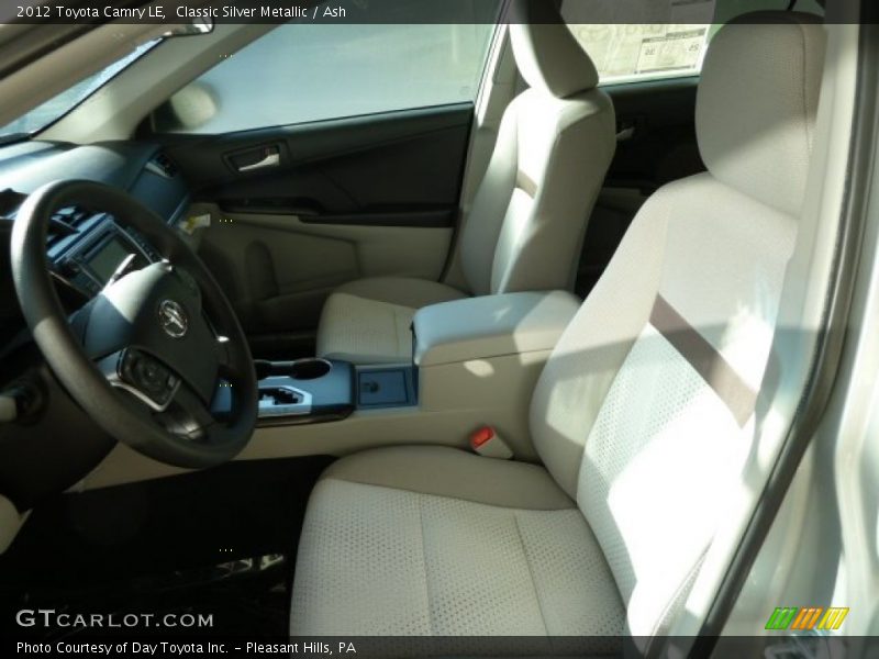 Classic Silver Metallic / Ash 2012 Toyota Camry LE
