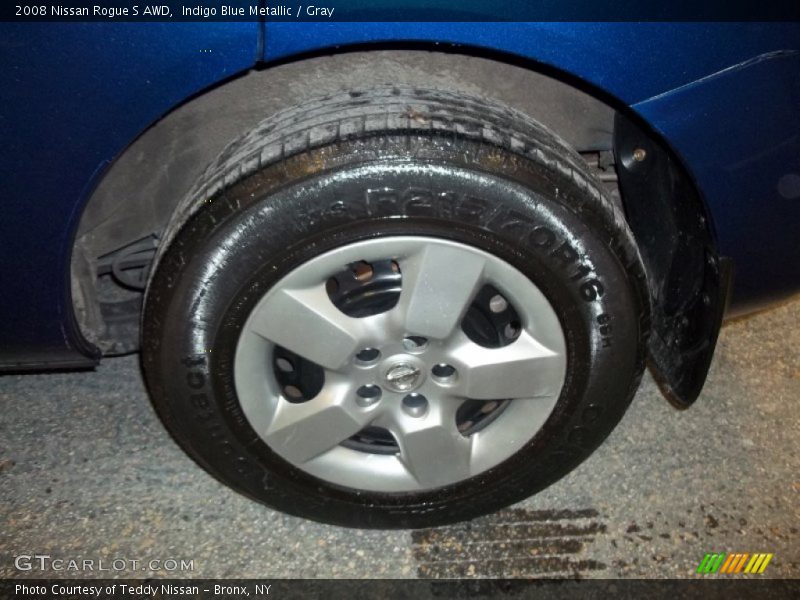 Indigo Blue Metallic / Gray 2008 Nissan Rogue S AWD