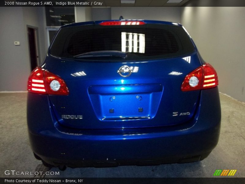 Indigo Blue Metallic / Gray 2008 Nissan Rogue S AWD