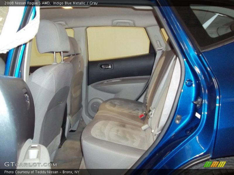 Indigo Blue Metallic / Gray 2008 Nissan Rogue S AWD