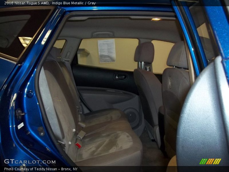 Indigo Blue Metallic / Gray 2008 Nissan Rogue S AWD