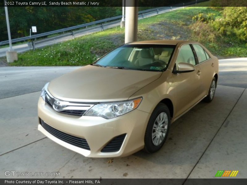 Sandy Beach Metallic / Ivory 2012 Toyota Camry LE