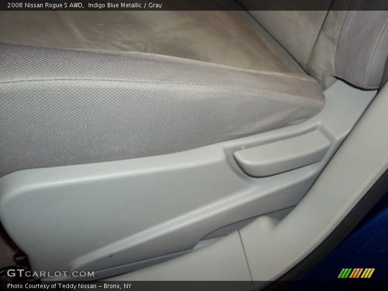 Indigo Blue Metallic / Gray 2008 Nissan Rogue S AWD