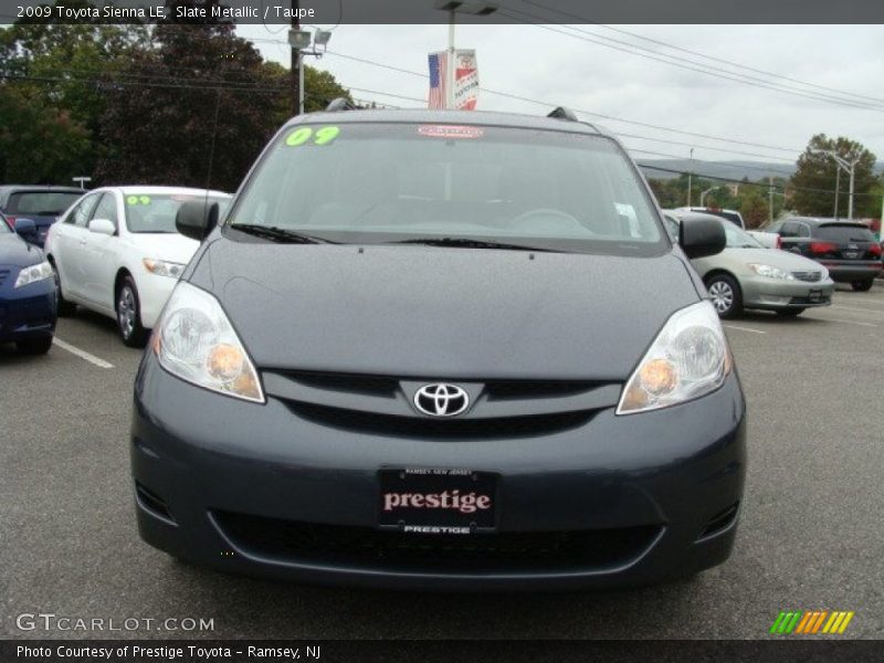 Slate Metallic / Taupe 2009 Toyota Sienna LE