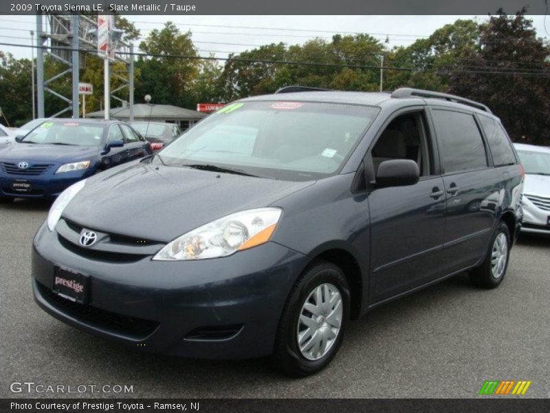 Slate Metallic / Taupe 2009 Toyota Sienna LE