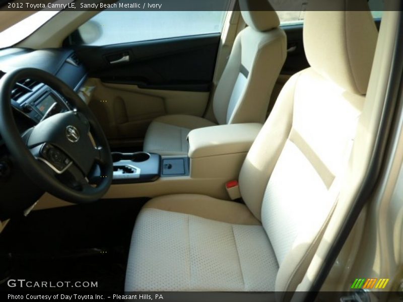 Sandy Beach Metallic / Ivory 2012 Toyota Camry LE