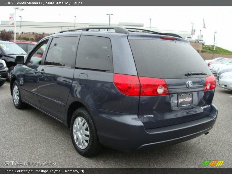 Slate Metallic / Taupe 2009 Toyota Sienna LE