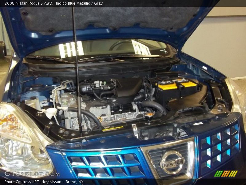 Indigo Blue Metallic / Gray 2008 Nissan Rogue S AWD