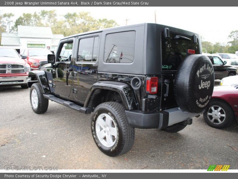 Black / Dark Slate Gray/Med Slate Gray 2008 Jeep Wrangler Unlimited Sahara 4x4
