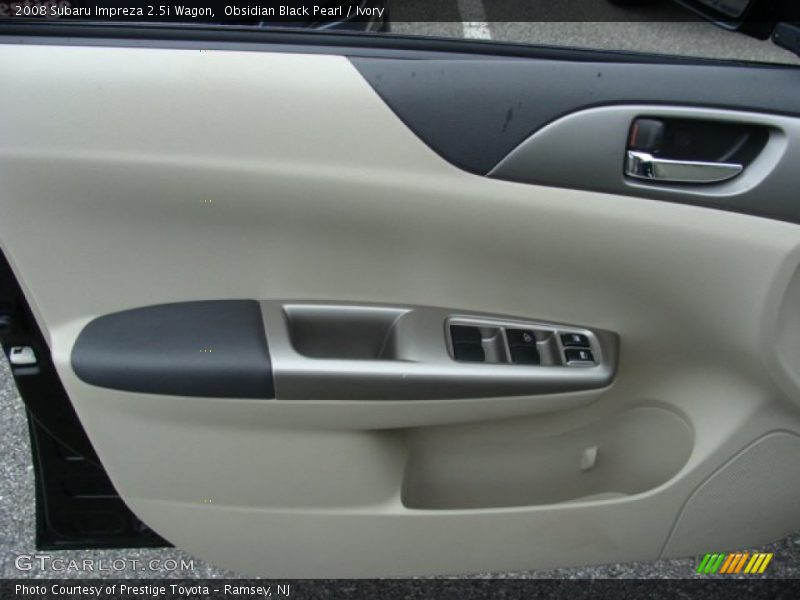 Obsidian Black Pearl / Ivory 2008 Subaru Impreza 2.5i Wagon