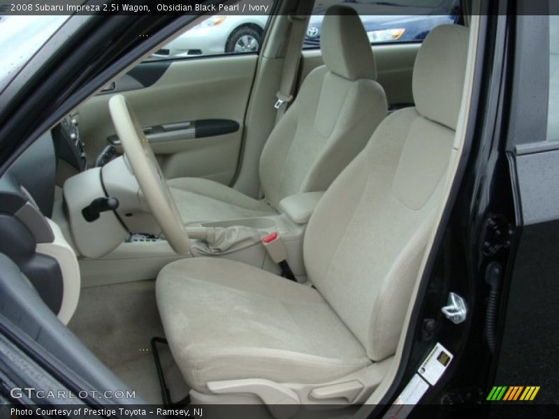 Obsidian Black Pearl / Ivory 2008 Subaru Impreza 2.5i Wagon