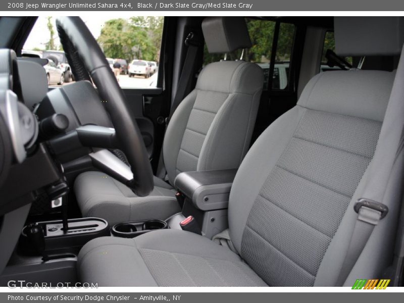 Black / Dark Slate Gray/Med Slate Gray 2008 Jeep Wrangler Unlimited Sahara 4x4
