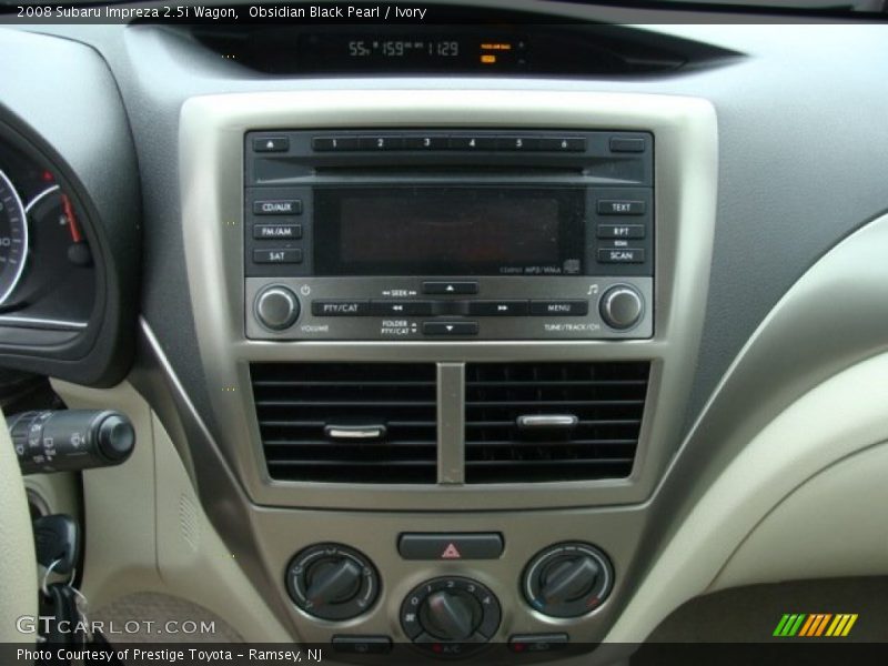 Obsidian Black Pearl / Ivory 2008 Subaru Impreza 2.5i Wagon