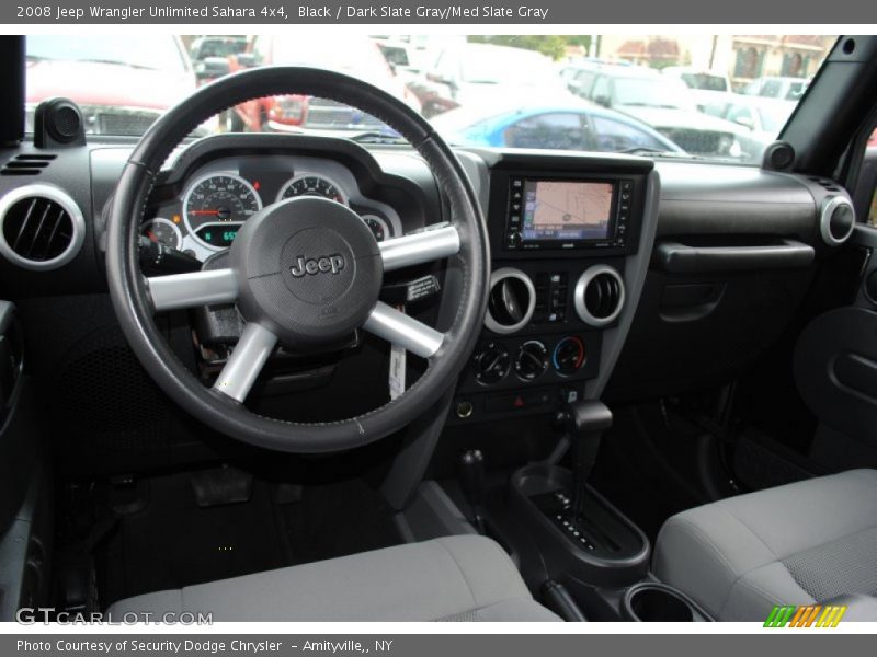 Black / Dark Slate Gray/Med Slate Gray 2008 Jeep Wrangler Unlimited Sahara 4x4