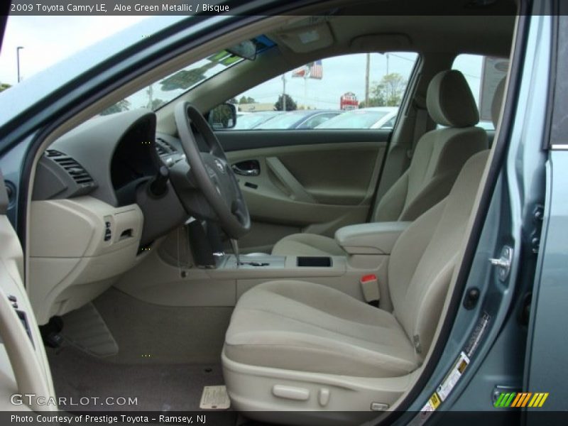 Aloe Green Metallic / Bisque 2009 Toyota Camry LE