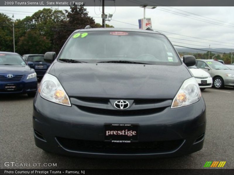 Slate Metallic / Taupe 2009 Toyota Sienna LE