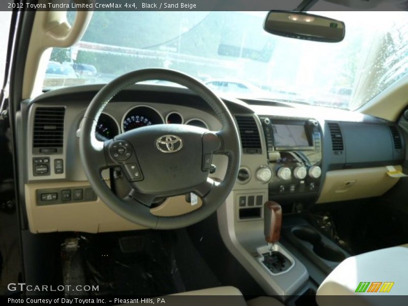 Black / Sand Beige 2012 Toyota Tundra Limited CrewMax 4x4