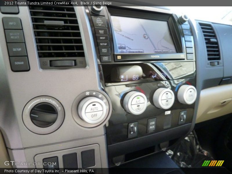Black / Sand Beige 2012 Toyota Tundra Limited CrewMax 4x4