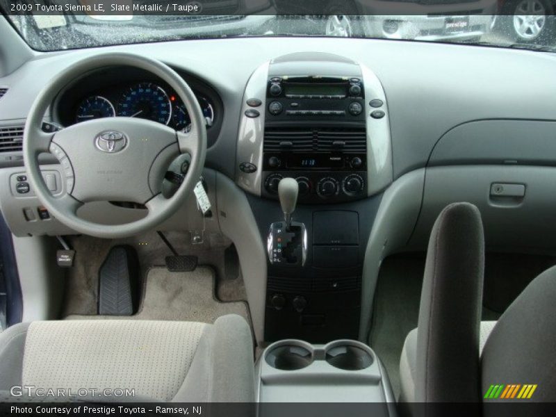 Slate Metallic / Taupe 2009 Toyota Sienna LE