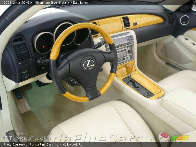 Millennium Silver Metallic / Ecru Beige 2005 Lexus SC 430
